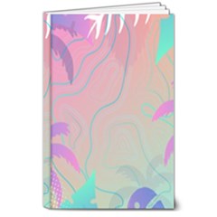 Palm Trees Leaves Plants Tropical 8  X 10  Hardcover Notebook by Grandong