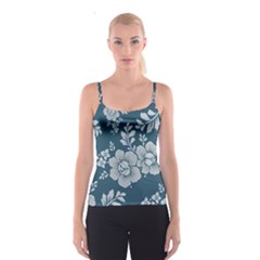 Flowers Design Floral Pattern Spaghetti Strap Top by Grandong