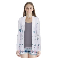 Flower Branch Corolla Wreath Lease Drape Collar Cardigan by Grandong