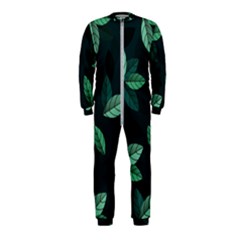 Leaves Foliage Plants Pattern Onepiece Jumpsuit (kids) by Grandong