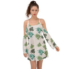 Leaves Plants Design Boho Dress