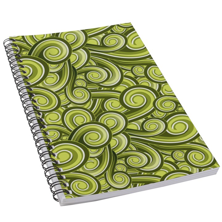 Flower Design Paradigm Start 5.5  x 8.5  Notebook