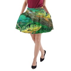 Peacock Bass Fishing A-line Pocket Skirt