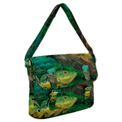 Peacock Bass Fishing Buckle Messenger Bag