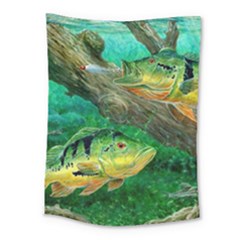 Peacock Bass Fishing Medium Tapestry by Sarkoni