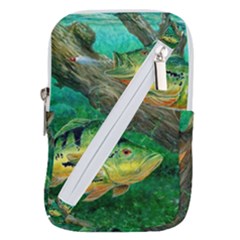 Peacock Bass Fishing Belt Pouch Bag (large) by Sarkoni