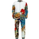 Birds Peacock Artistic Colorful Flower Painting OnePiece Jumpsuit (Men) View1