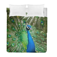 Peafowl Peacock Duvet Cover Double Side (full/ Double Size) by Sarkoni