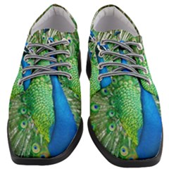 Peafowl Peacock Women Heeled Oxford Shoes by Sarkoni