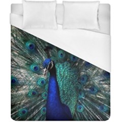 Blue And Green Peacock Duvet Cover (California King Size)