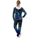 Blue And Green Peacock Women s Tracksuit View2