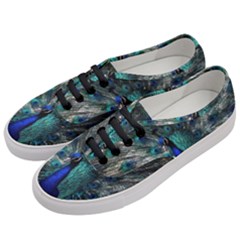 Blue And Green Peacock Women s Classic Low Top Sneakers