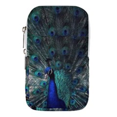 Blue And Green Peacock Waist Pouch (Small)