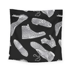Pattern Shiny Shoes Square Tapestry (small) by Ndabl3x