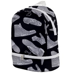 Pattern Shiny Shoes Zip Bottom Backpack by Ndabl3x