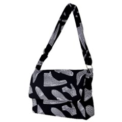 Pattern Shiny Shoes Full Print Messenger Bag (m) by Ndabl3x