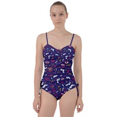 Pattern Burton Galmour Sweetheart Tankini Set by Ndabl3x