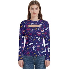 Pattern Burton Galmour Women s Cut Out Long Sleeve T-shirt