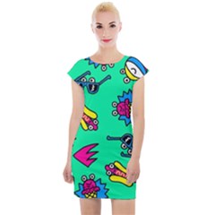 Pattern Adweek Summer Cap Sleeve Bodycon Dress by Ndabl3x