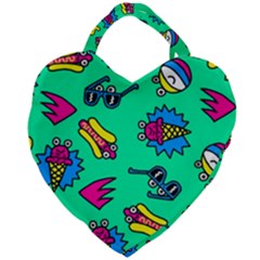 Pattern Adweek Summer Giant Heart Shaped Tote