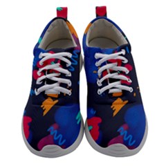 Patterns Rosebuds Women Athletic Shoes