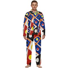 Pattern And Decoration Revisited At The East Side Galleries Jpeg Men s Long Sleeve Velvet Pocket Pajamas Set by Ndabl3x