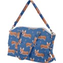 Corgi Patterns Canvas Crossbody Bag View2