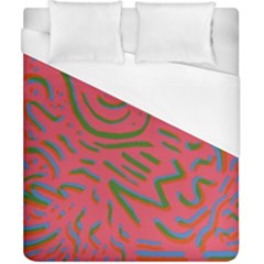 Pattern Saying Wavy Duvet Cover (california King Size) by Ndabl3x