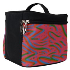 Pattern Saying Wavy Make Up Travel Bag (small) by Ndabl3x