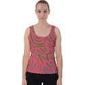 Pattern Saying Wavy Velvet Tank Top View1