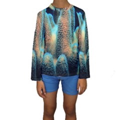 Photo Coral Great Scleractinia Kids  Long Sleeve Swimwear by Pakjumat