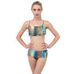 Photo Coral Great Scleractinia Layered Top Bikini Set by Pakjumat