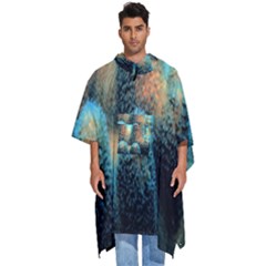 Photo Coral Great Scleractinia Men s Hooded Rain Ponchos by Pakjumat