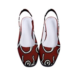 Ethnic Reminiscences Print Design Women s Classic Slingback Heels by dflcprintsclothing