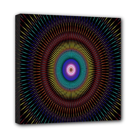 Artskop Kaleidoscope Pattern Mini Canvas 8  X 8  (stretched) by Sarkoni