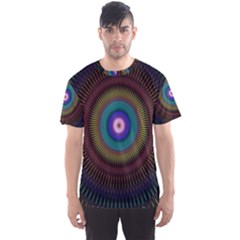 Artskop Kaleidoscope Pattern Men s Sport Mesh T-shirt