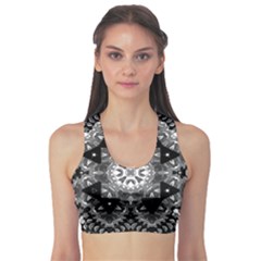 Mandala Calming Coloring Page Fitness Sports Bra