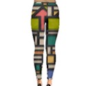 Door Stained Glass Stained Glass Inside Out Leggings View4