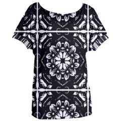 Kaleidoscope Mandala Art Women s Oversized T-shirt