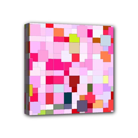 The Framework Paintings Square Mini Canvas 4  X 4  (stretched)