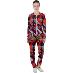 Maze Mazes Fabric Fabrics Color Casual Jacket And Pants Set