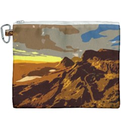 Scotland Monti Mountains Mountain Canvas Cosmetic Bag (xxxl) by Sarkoni