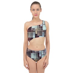 Texture Artwork Mural Murals Art Spliced Up Two Piece Swimsuit