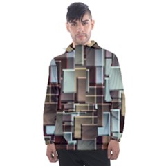 Texture Artwork Mural Murals Art Men s Front Pocket Pullover Windbreaker by Sarkoni