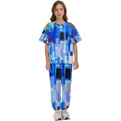 Color Colors Abstract Colorful Kids  T-shirt And Pants Sports Set by Sarkoni