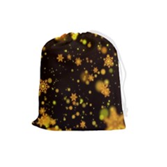 Background Black Blur Colorful Drawstring Pouch (large)