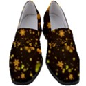 Background Black Blur Colorful Women s Chunky Heel Loafers View1
