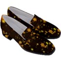 Background Black Blur Colorful Women s Chunky Heel Loafers View3