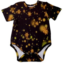 Background Black Blur Colorful Baby Short Sleeve Bodysuit by Sarkoni