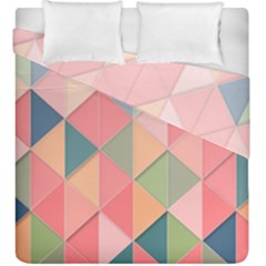 Background Geometric Triangle Duvet Cover Double Side (king Size)